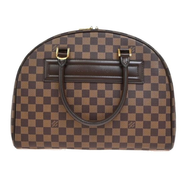 LOUIS VUITTON Nolita Hand Bag Damier Ebene Leather Brown France - Picture 2 of 16